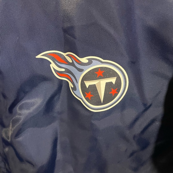 Tennessee Titans NFL Polyester Team Jacket Snap Button, Men’s XL Unique - Picture 4 of 10